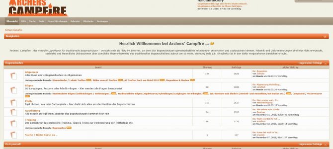Forum: Archers-Campfire lebt weiter Forum: Archers-Campfire lebt weiter
